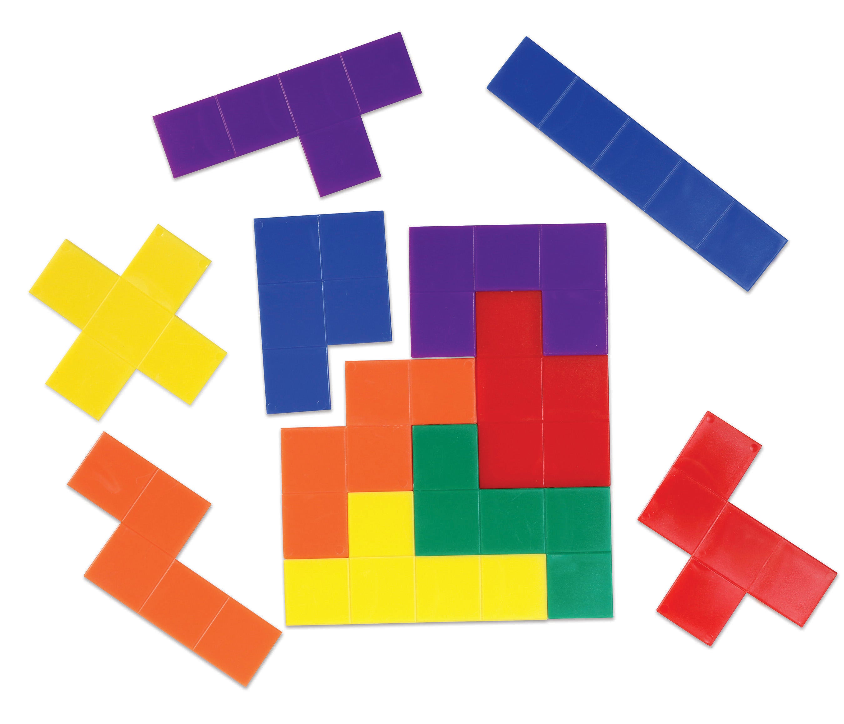 Learning Resources Rainbow Premier Pentominoes, 72 Pieces 084963
